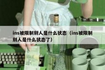 ins被限制别人是什么状态（ins被限制别人是什么状态了）