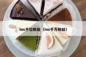 ins千位粉丝（ins千万粉丝）