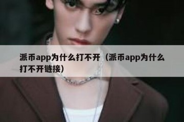派币app为什么打不开（派币app为什么打不开链接）