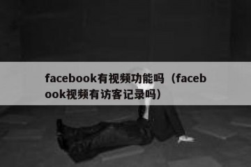 facebook有视频功能吗（facebook视频有访客记录吗）