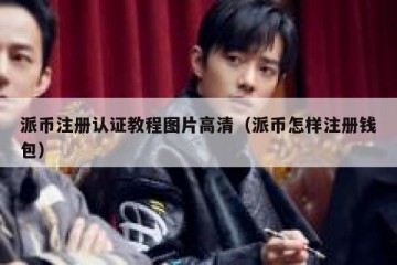 派币注册认证教程图片高清（派币怎样注册钱包）