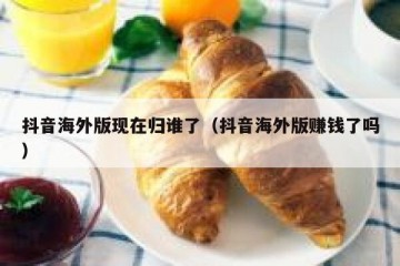 抖音海外版现在归谁了（抖音海外版赚钱了吗）