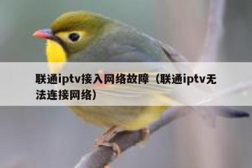 联通iptv接入网络故障（联通iptv无法连接网络）