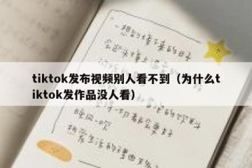 tiktok发布视频别人看不到（为什么tiktok发作品没人看）