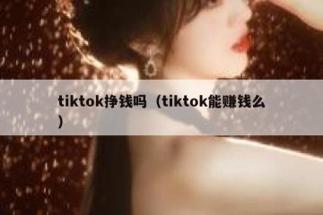 tiktok挣钱吗（tiktok能赚钱么）