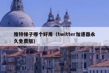 推特梯子哪个好用（twitter加速器永久免费版）