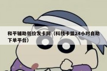 和平辅助低价发卡网（科技卡盟24小时自助下单平台）