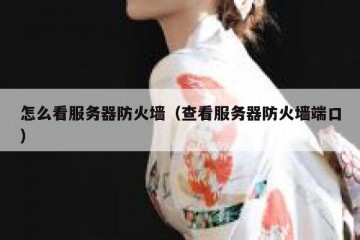 怎么看服务器防火墙（查看服务器防火墙端口）