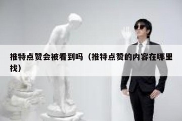 推特点赞会被看到吗（推特点赞的内容在哪里找）