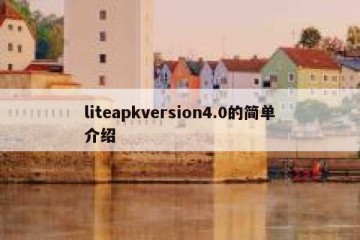 liteapkversion4.0的简单介绍