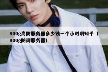 800g高防服务器多少钱一个小时啊知乎（800g防御服务器）