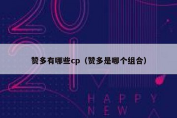赞多有哪些cp（赞多是哪个组合）