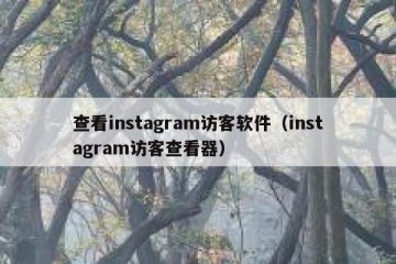 查看instagram访客软件（instagram访客查看器）