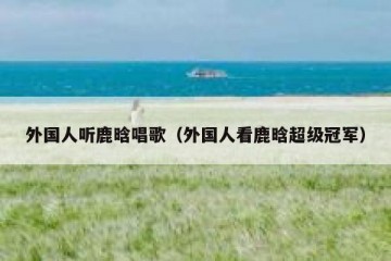 外国人听鹿晗唱歌（外国人看鹿晗超级冠军）