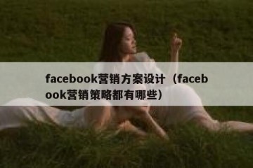 facebook营销方案设计（facebook营销策略都有哪些）