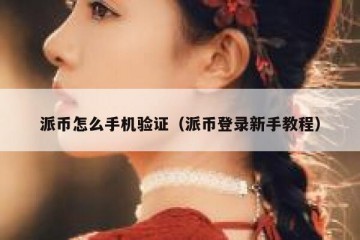 派币怎么手机验证（派币登录新手教程）