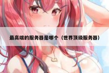 最高端的服务器是哪个（世界顶级服务器）