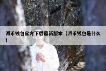 派币钱包官方下载最新版本（派币钱包是什么）