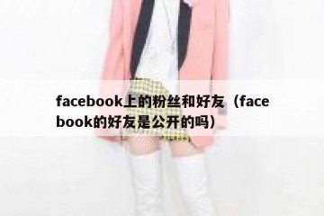 facebook上的粉丝和好友（facebook的好友是公开的吗）