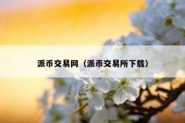 派币交易网（派币交易所下载）