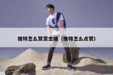 推特怎么赞赏主播（推特怎么点赞）