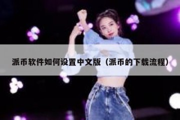 派币软件如何设置中文版（派币的下载流程）