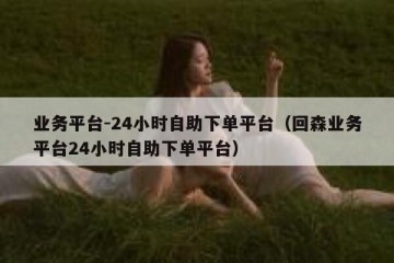 业务平台-24小时自助下单平台（回森业务平台24小时自助下单平台）