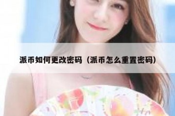 派币如何更改密码（派币怎么重置密码）