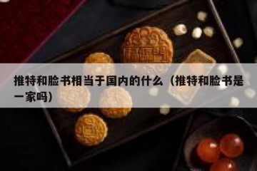 推特和脸书相当于国内的什么（推特和脸书是一家吗）