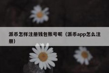 派币怎样注册钱包账号呢（派币app怎么注册）