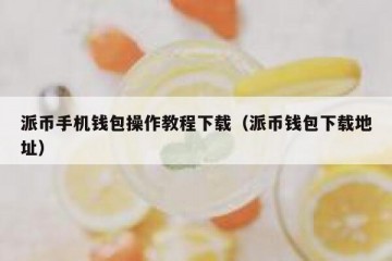 派币手机钱包操作教程下载（派币钱包下载地址）