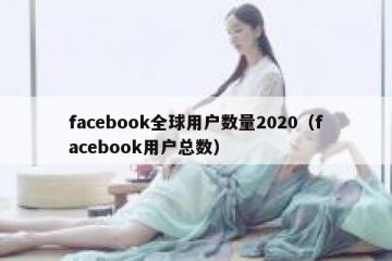 facebook全球用户数量2020（facebook用户总数）