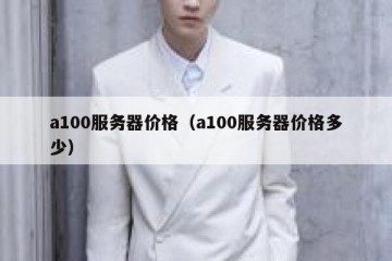 a100服务器价格（a100服务器价格多少）