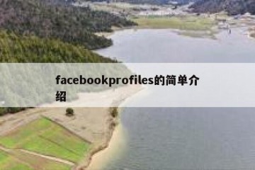 facebookprofiles的简单介绍