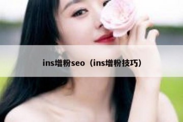 ins增粉seo（ins增粉技巧）