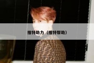 推特助力（推特帮助）
