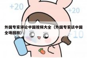 外国专家评论中国视频大全（外国专家谈中国全场回放）