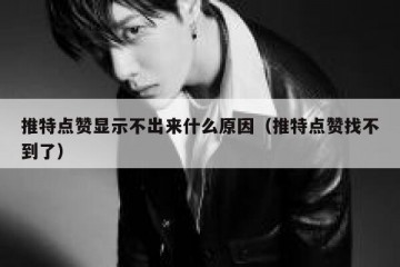 推特点赞显示不出来什么原因（推特点赞找不到了）