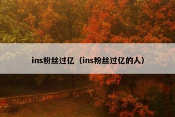 ins粉丝过亿（ins粉丝过亿的人）