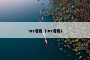 ins增粉（Ins增粉）