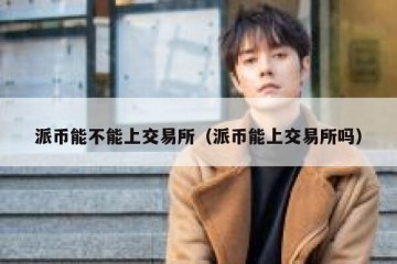 派币能不能上交易所（派币能上交易所吗）