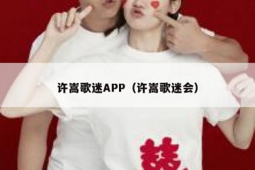 许嵩歌迷APP（许嵩歌迷会）
