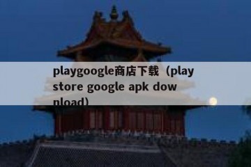 playgoogle商店下载（play store google apk download）