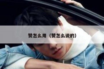 赞怎么用（赞怎么说的）