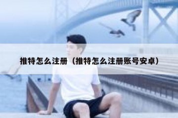 推特怎么注册（推特怎么注册账号安卓）