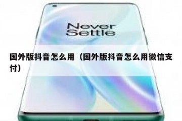 国外版抖音怎么用（国外版抖音怎么用微信支付）