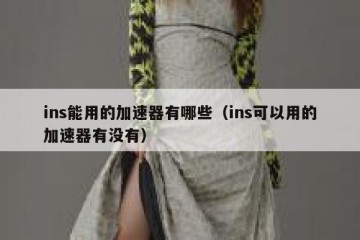 ins能用的加速器有哪些（ins可以用的加速器有没有）