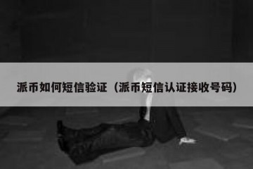 派币如何短信验证（派币短信认证接收号码）