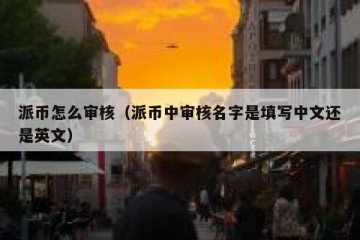 派币怎么审核（派币中审核名字是填写中文还是英文）