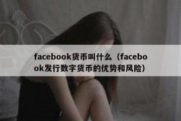 facebook货币叫什么（facebook发行数字货币的优势和风险）